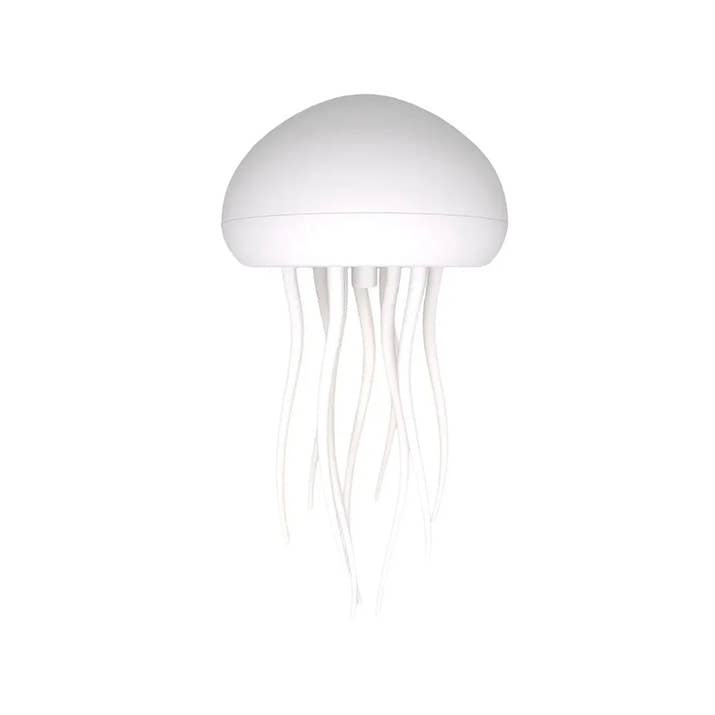 Jellyfish LED Night Light RGB Adjustable Color Active Tentacle USB Rechargeable Bedside Lamp with Polished Base Jellyfish Lights